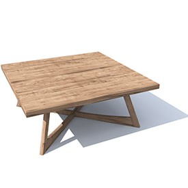 Mesa centro 3D Object | FREE Artlantis Objects Download